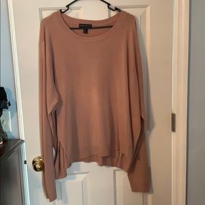 3X Forever 21+ salmon sweater
